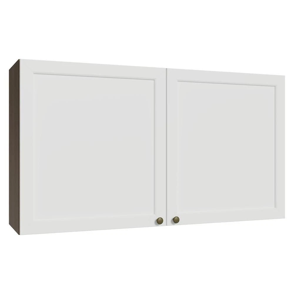 Armário Aéreo 120 Cm 2 Portas Rustic/branco Vik Madesa Rustic/branco