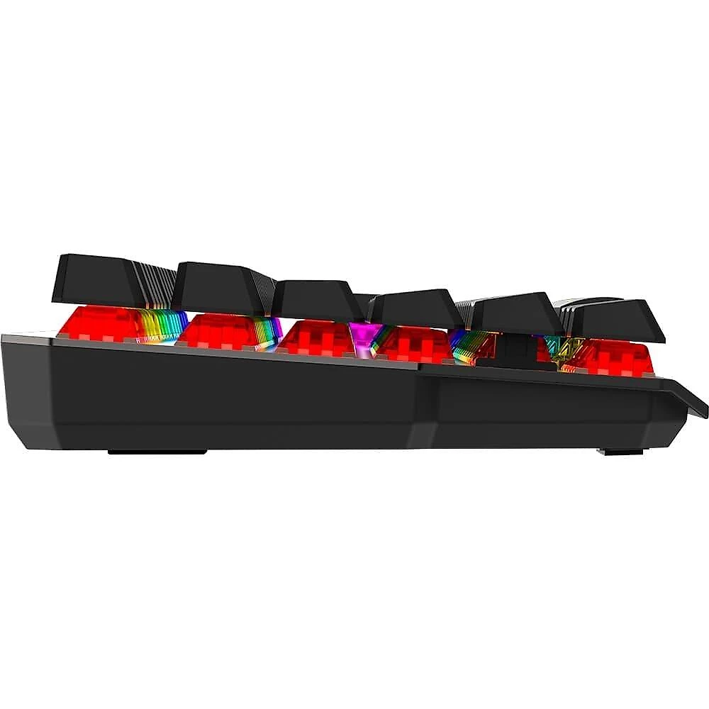 Teclado Mecânico Gamer MSI Strike 600, RGB, Switch Silencioso, USB 2.0, US, Preto - STRIKE600