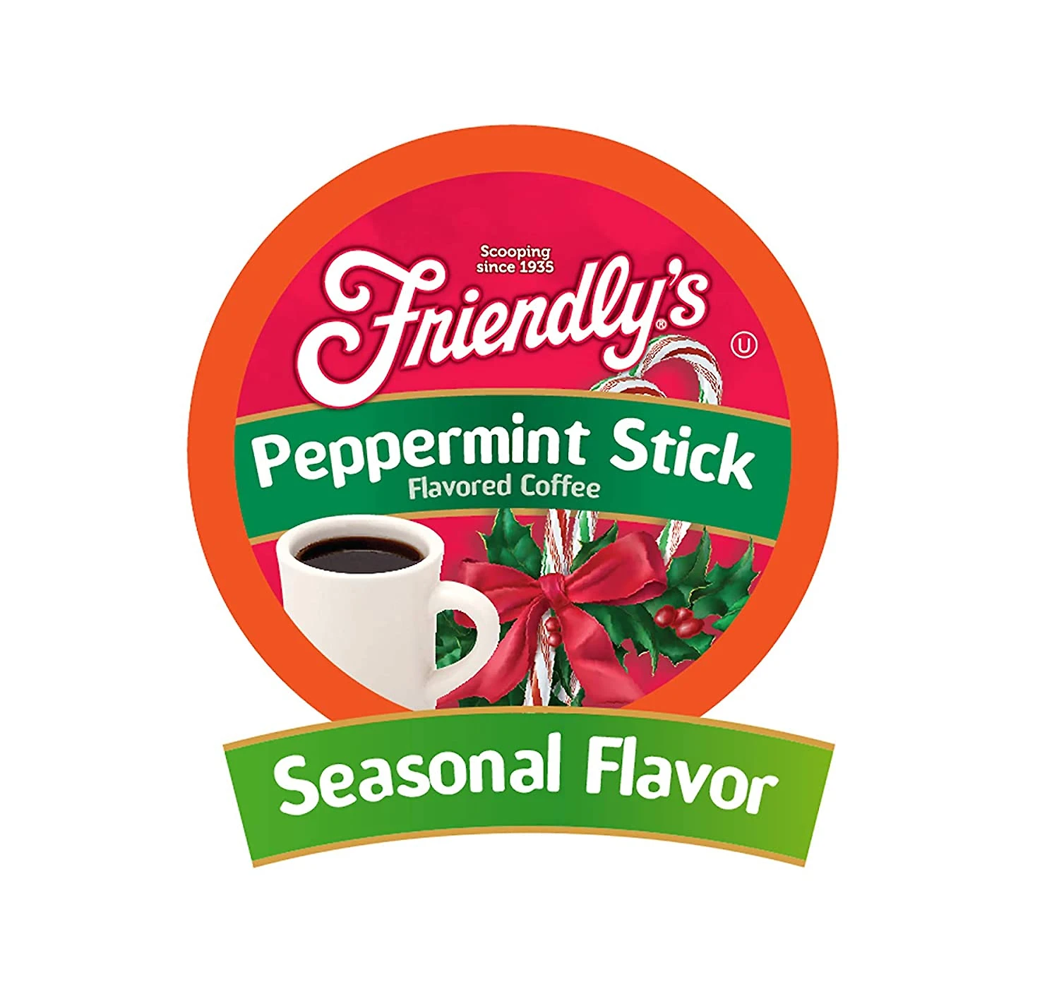 Cápsulas de Café de Peppermint Stick 40u Keuring Kcup Friendlys