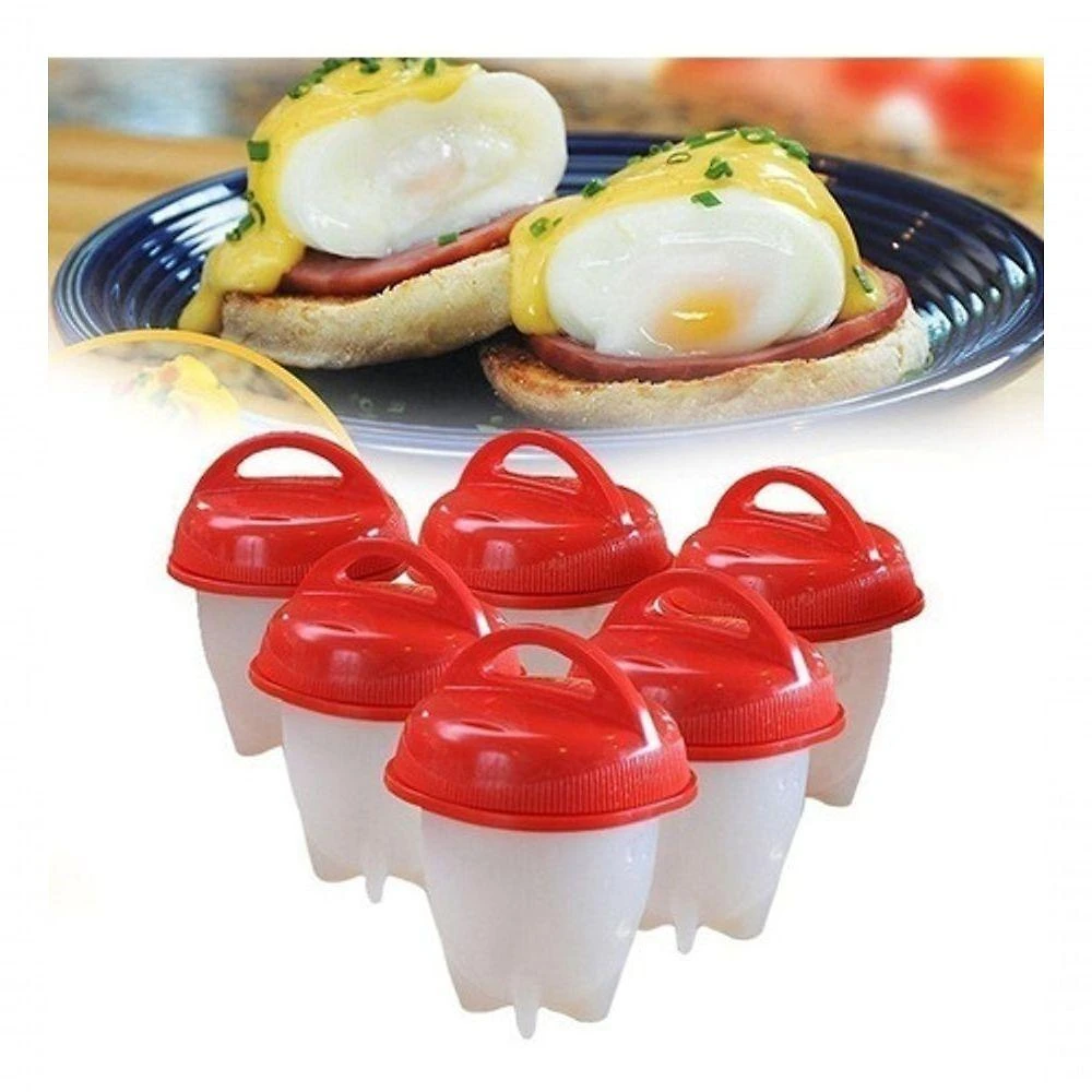 Mini Forma Silicone Fazer Rápido Ovo Cozido Fácil