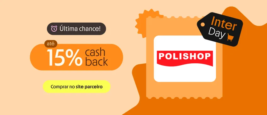 POLISHOP COM ATÉ 15% DE CASHBACK