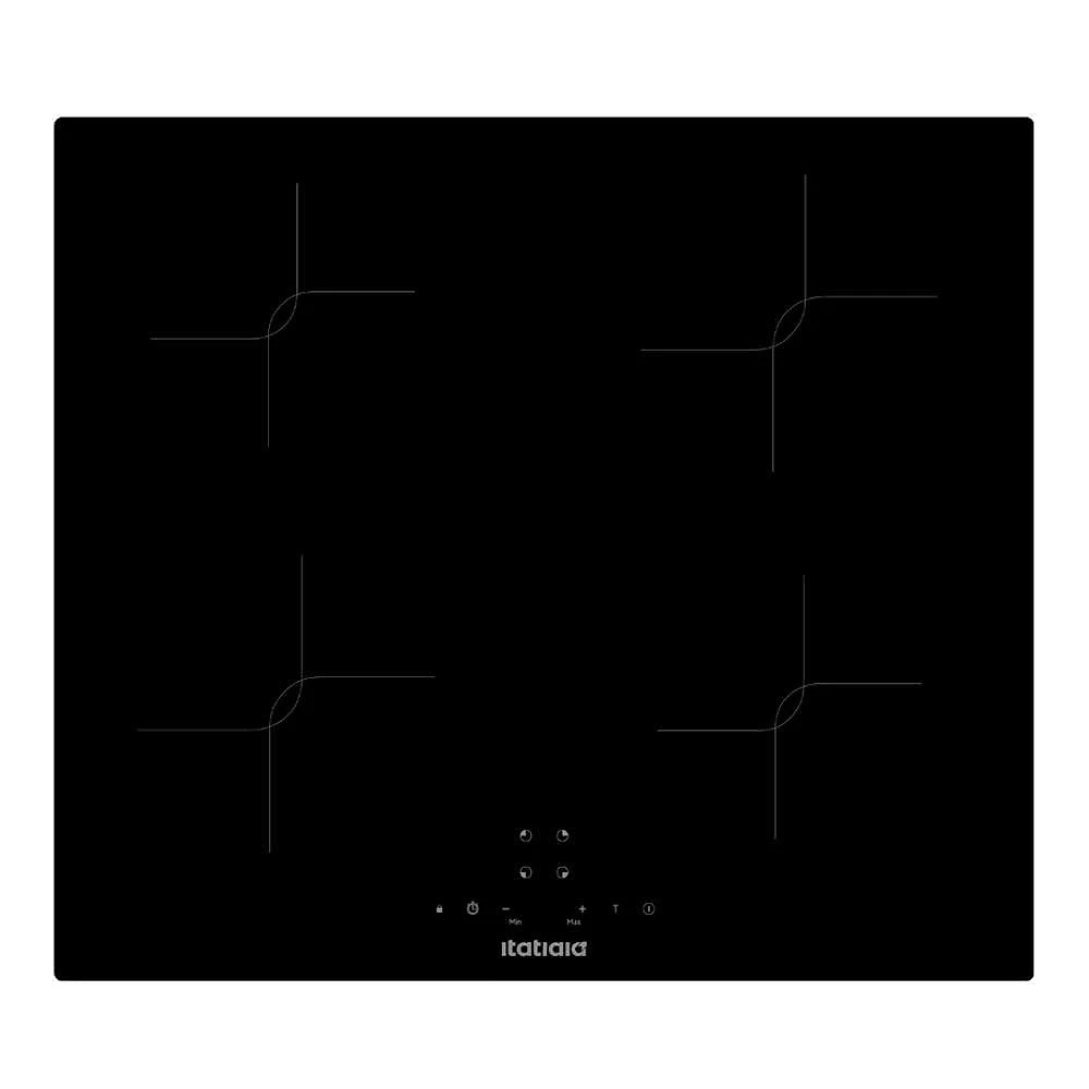 Cooktop de Indução Itatiaia Master 4Q 4 Bocas Vidro Temperado Preto 220V