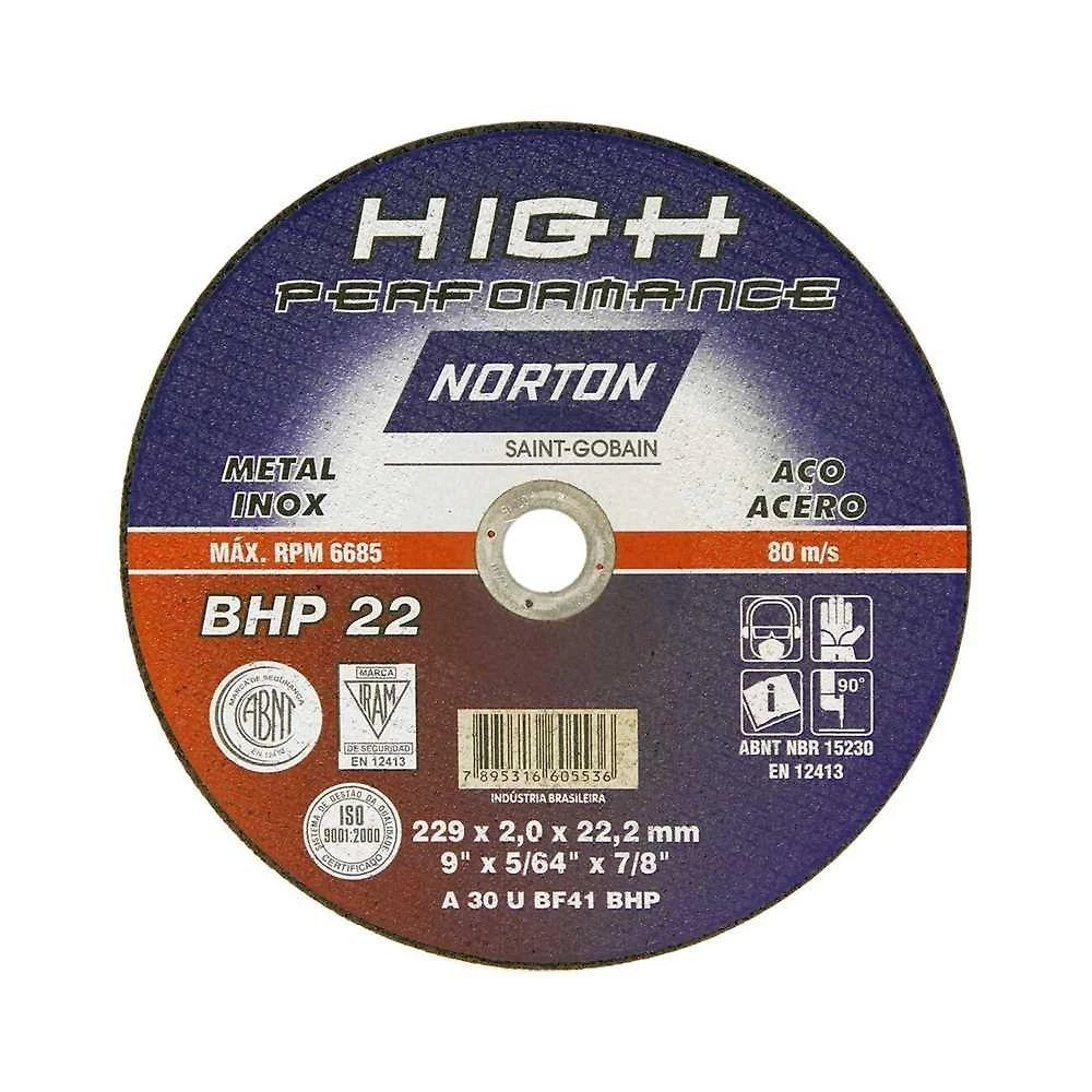 Disco De Corte, 229 Mm X 2 Mm X 22,2 Mm, Bhp 22 Norton Ostenvonder