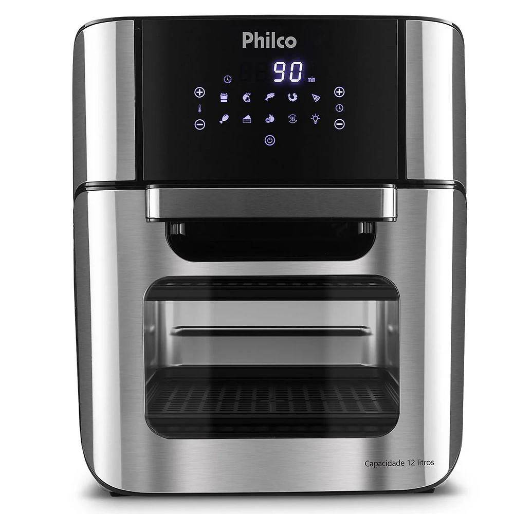 Fritadeira Air Fryer Oven sem Óleo Philco PFR2200 12L 1800W Preto 220V
