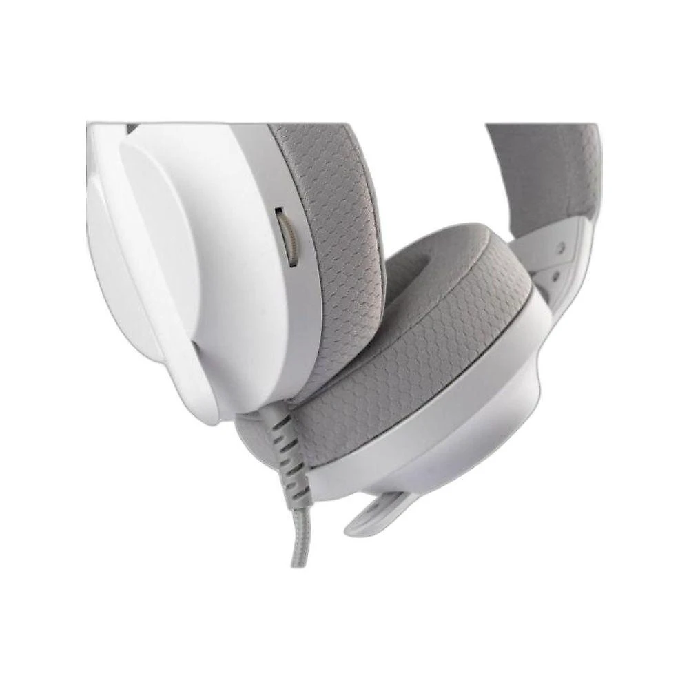 Headset Fortrek Wise USB 7.1 Virtual com Microfone Retrátil Branco webcontinental-7898554608925