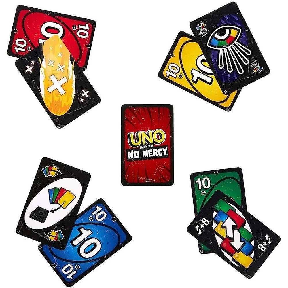Jogo de Cartas Uno no Mercy Expansão 24 Peças e Moedas Mattel