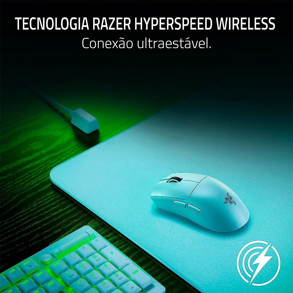 Mouse Gamer Sem Fio Razer Viper V3 Pro, 35000 DPI, Branco - RZ01-05120200-R3U1