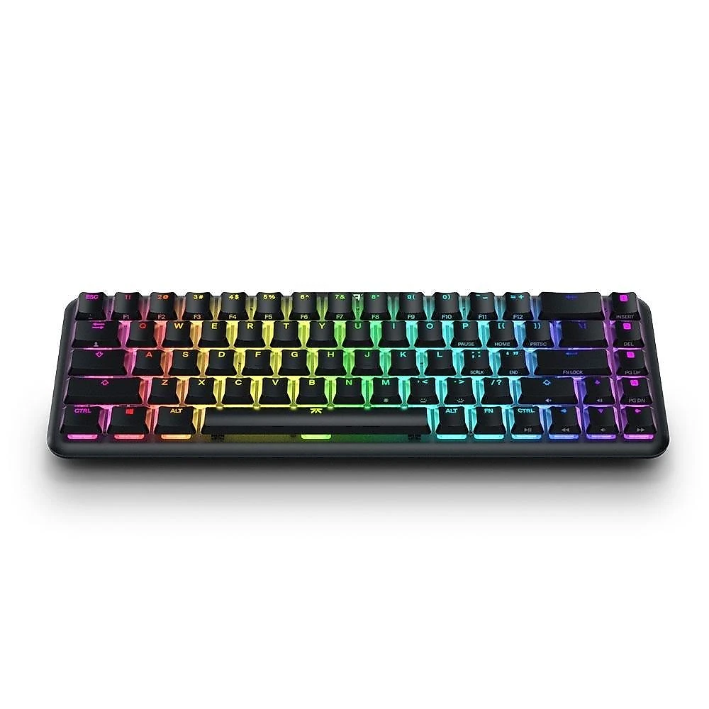 Teclado Gamer Fnatic Streak65, RGB, Compacto, US, Preto - C-KB0003
