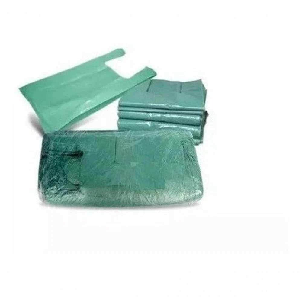 Sacola Plástica Reciclada Sacola Reciclada Plástica 5 kg 40x50 Reforçada Pacote 5 kg Aproximadamente