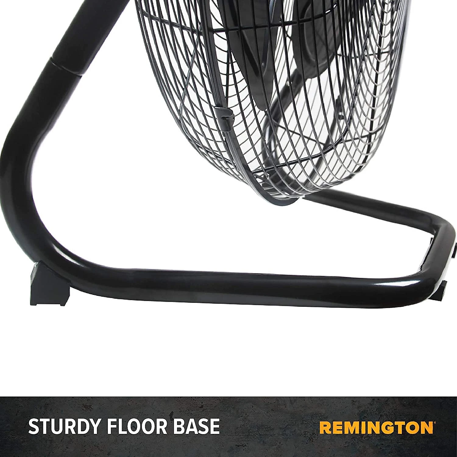 Ventilador de Piso Remington 20REMF 50cm Acionamento Direto Metal 3 Velocidades Preto 110V