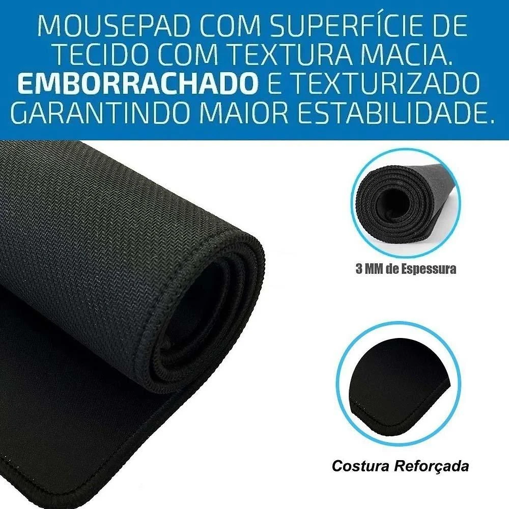 Miniatura Combo Gamer Mouse Attack Shark X11 + Mousepad Guerreiro