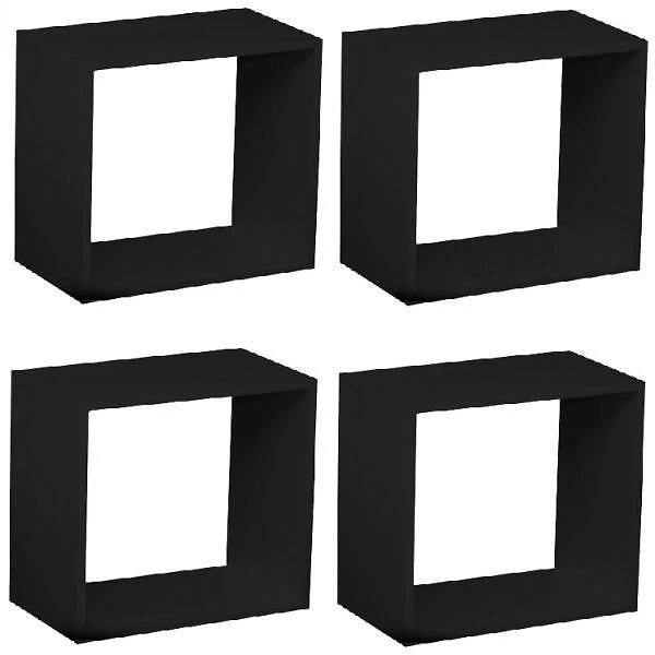 Kit Quarto Infantil 4 Nichos Cubo Vitra Kit Cubos Baby Espresso Móveis