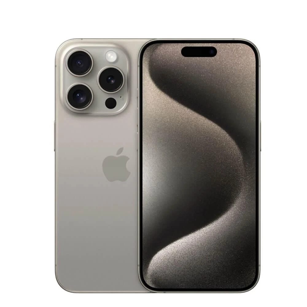 Seminovo Apple iPhone 15 Pro de 256GB - Titânio natural - Condição Excelente