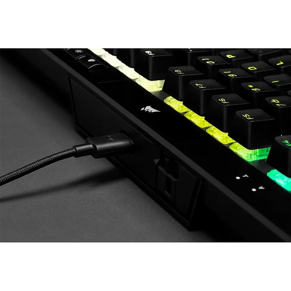 Teclado Mecânico Gamer Corsair K70 RGB, TKL Champion Series, Corsair OPX, Preto PBT Keycaps, Anti-Ghosting, US - CH-911901A-NA