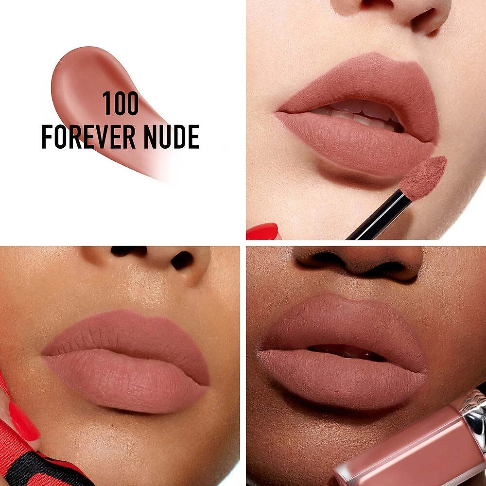 口紅 Dior Rouge Dior Forever Liquid 100 Batom Líquido Dior Rouge Dior Forever Liquid 100 Forever Nude