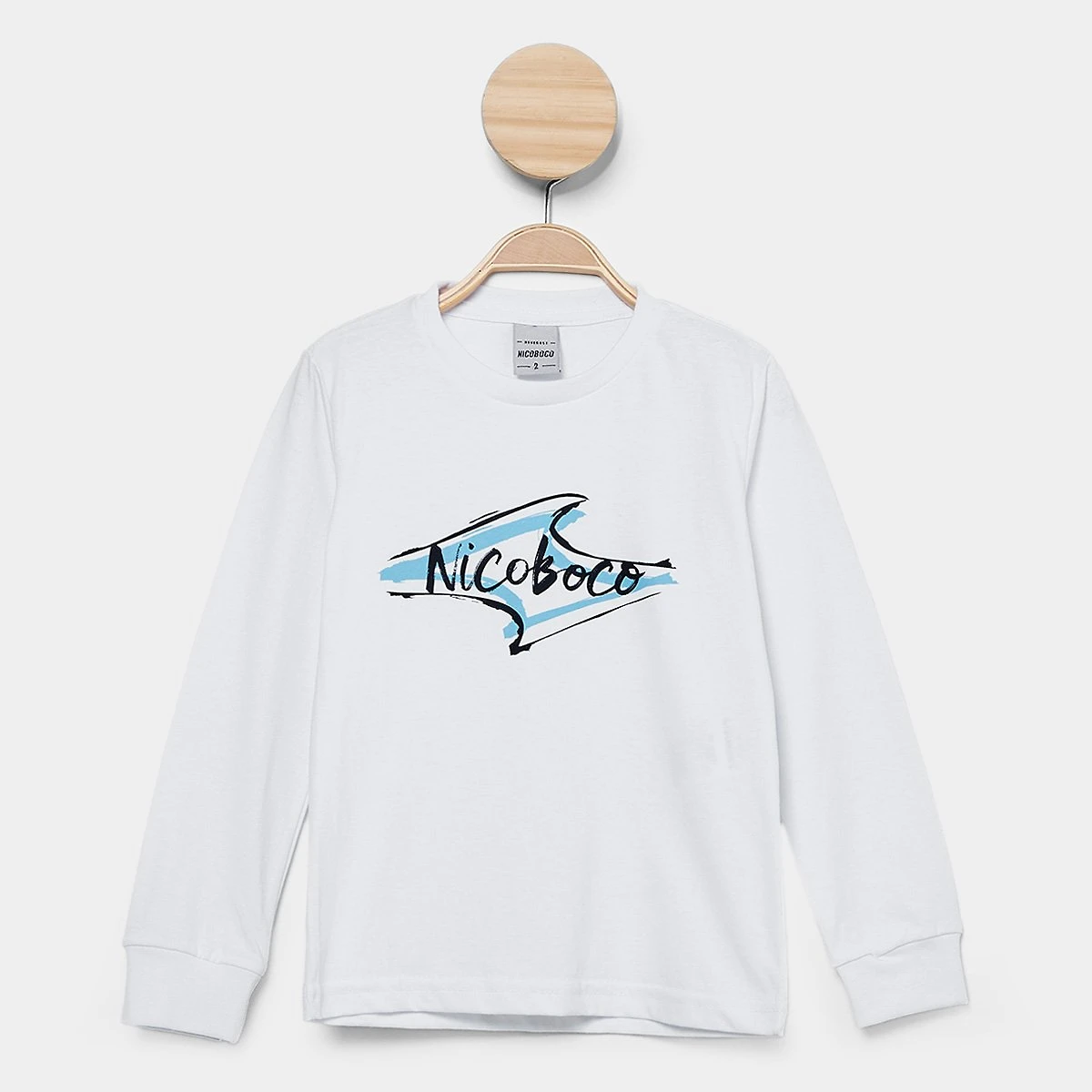 Camiseta Manga Longa Infantil Nicoboco Harmony