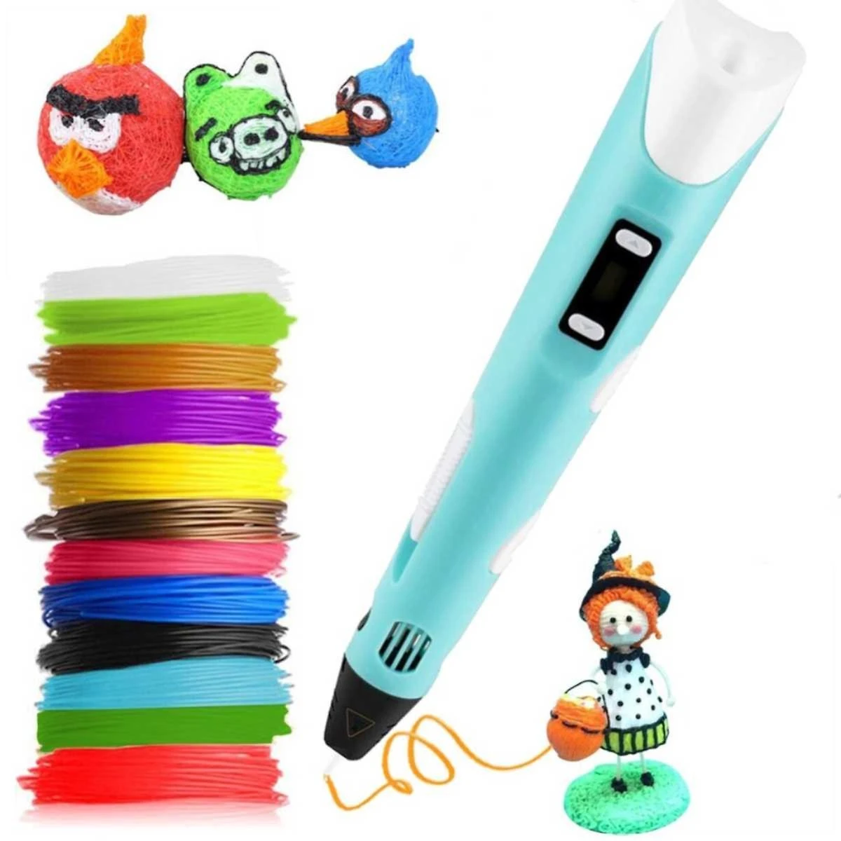 Miniatura Caneta 3D Infantil Para Brinquedos 3D