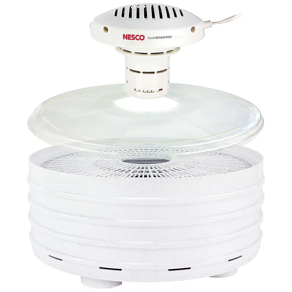 Desidratador de Alimentos NESCO FD-37 Branco/Transparente 400W 4 Bandejas Expansível 120V