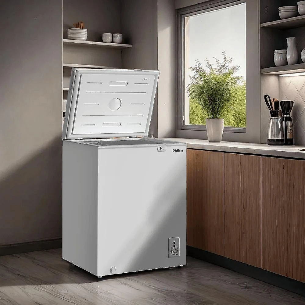 Freezer Horizontal 2 em 1 Philco PFH160B 140L Degelo Manual Branco 220V