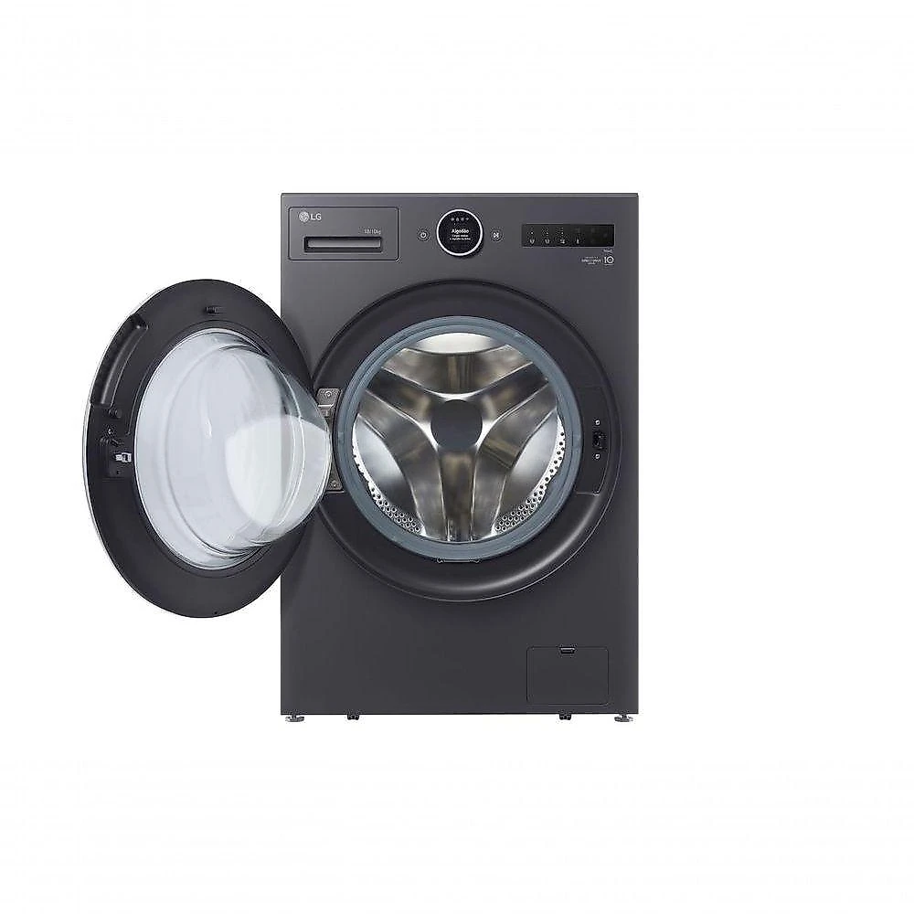 Lava e Seca Front Load LG WD18GNTS6B 18kg 10kg Black Inox com Dispenser Automático 110V