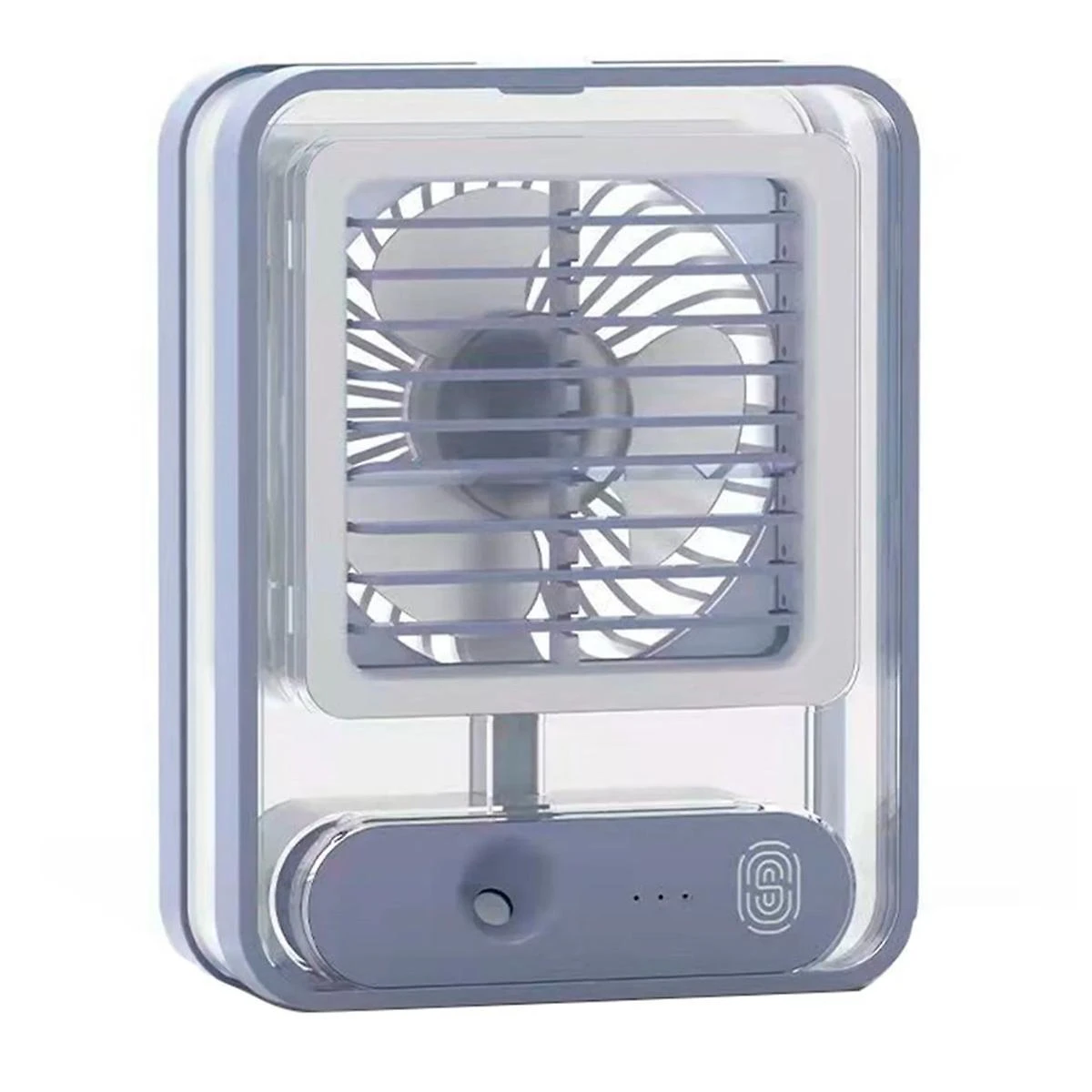 Mini Ventilador Névoa Água USB Portátil 3 Velocidades