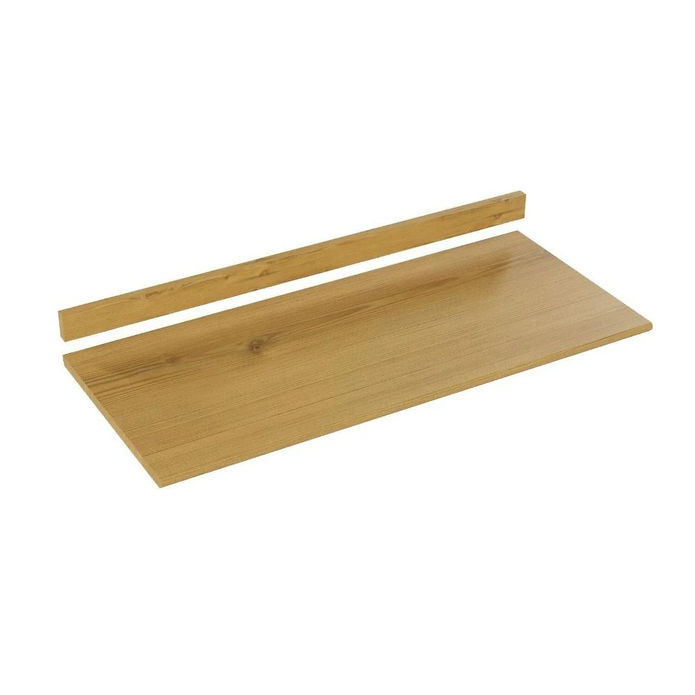 Tampo e Roda Tampo para Balcão 120cm 2 Portas 4 Gavetas de Madeira Maciça Joy Natural