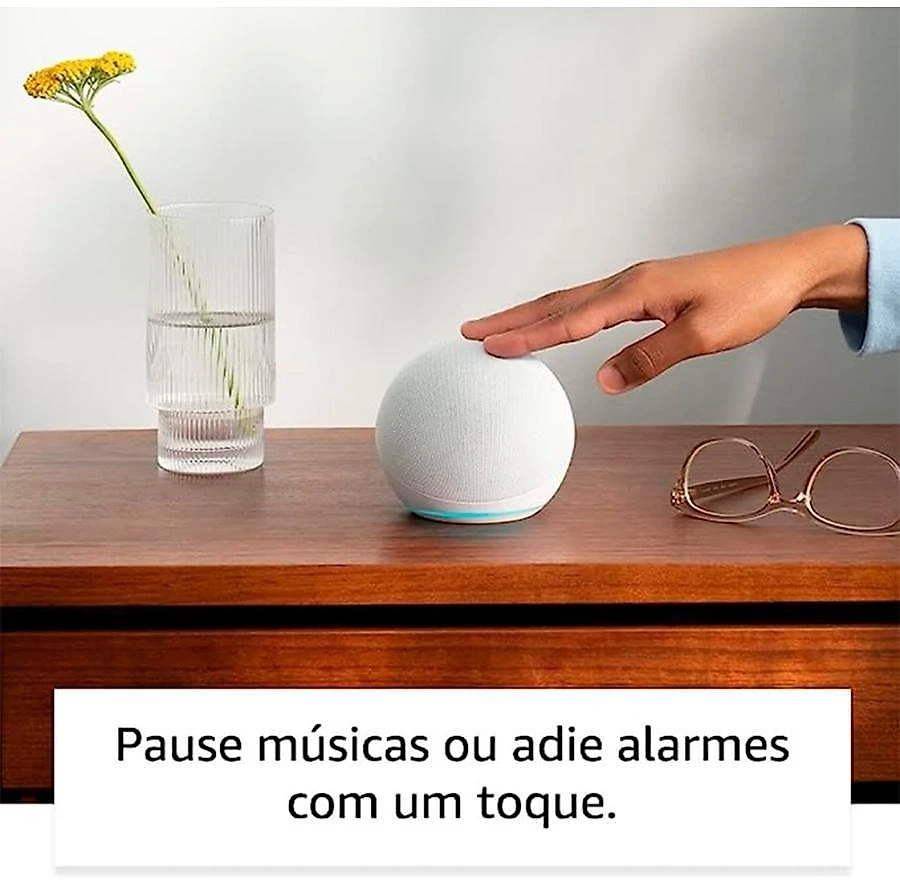 Echo Dot 5ª geração Amazon, com Alexa, Smart Speaker, Azul - B09B8QFYZ2