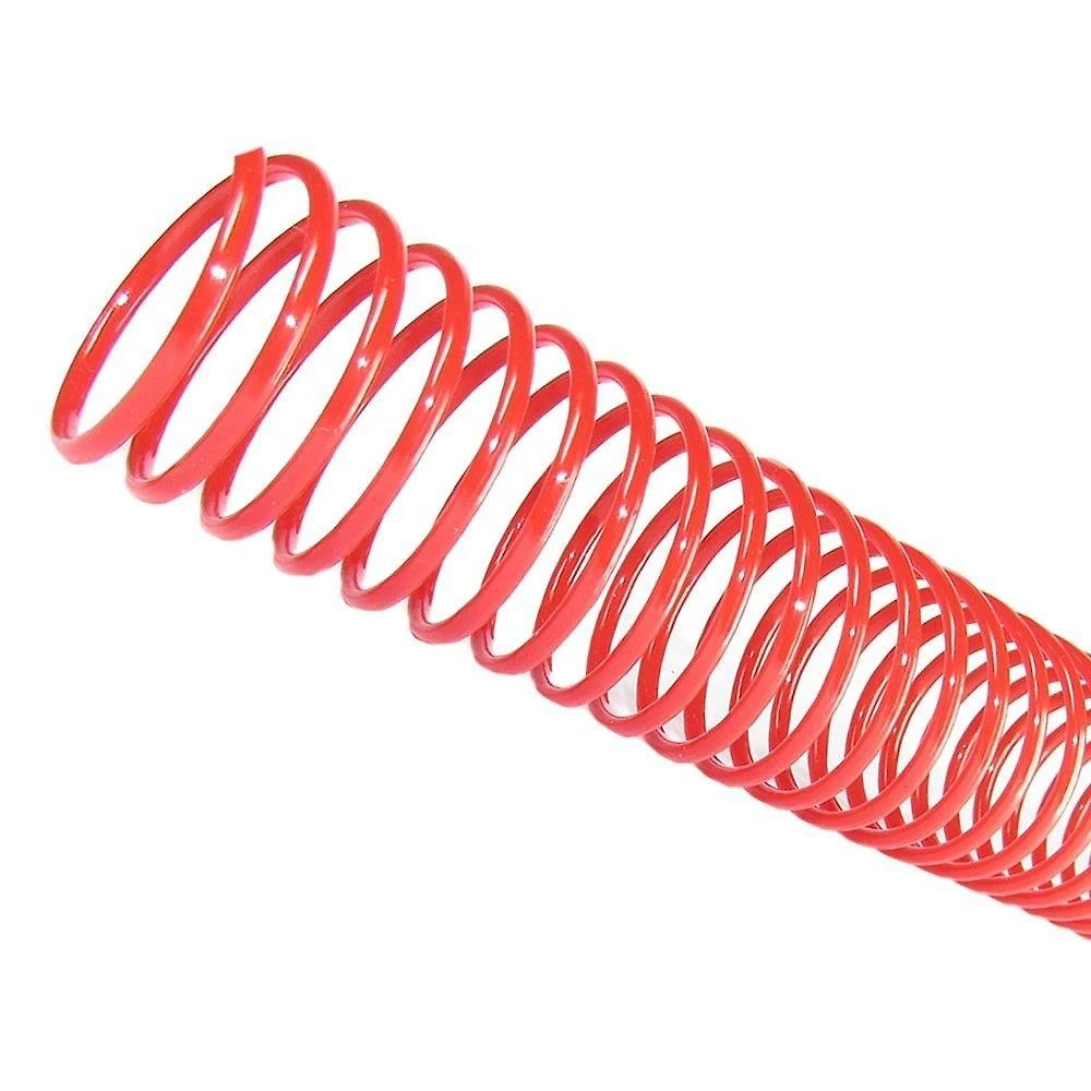 Acessório para Encadernação Lassane Espirais 17mm 100 Unidades Vermelho