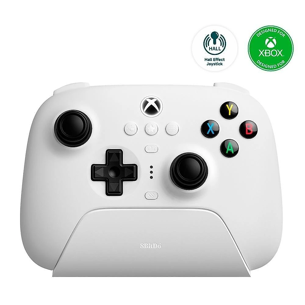 Controle Sem Fio Xbox 8BitDo Ultimate, Branco - 81HB01D