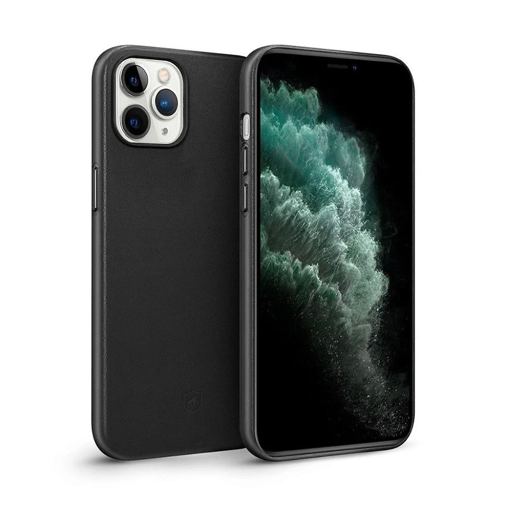 Capa Para Iphone 11 Pro Max - Couro Dual Preta - Gshield