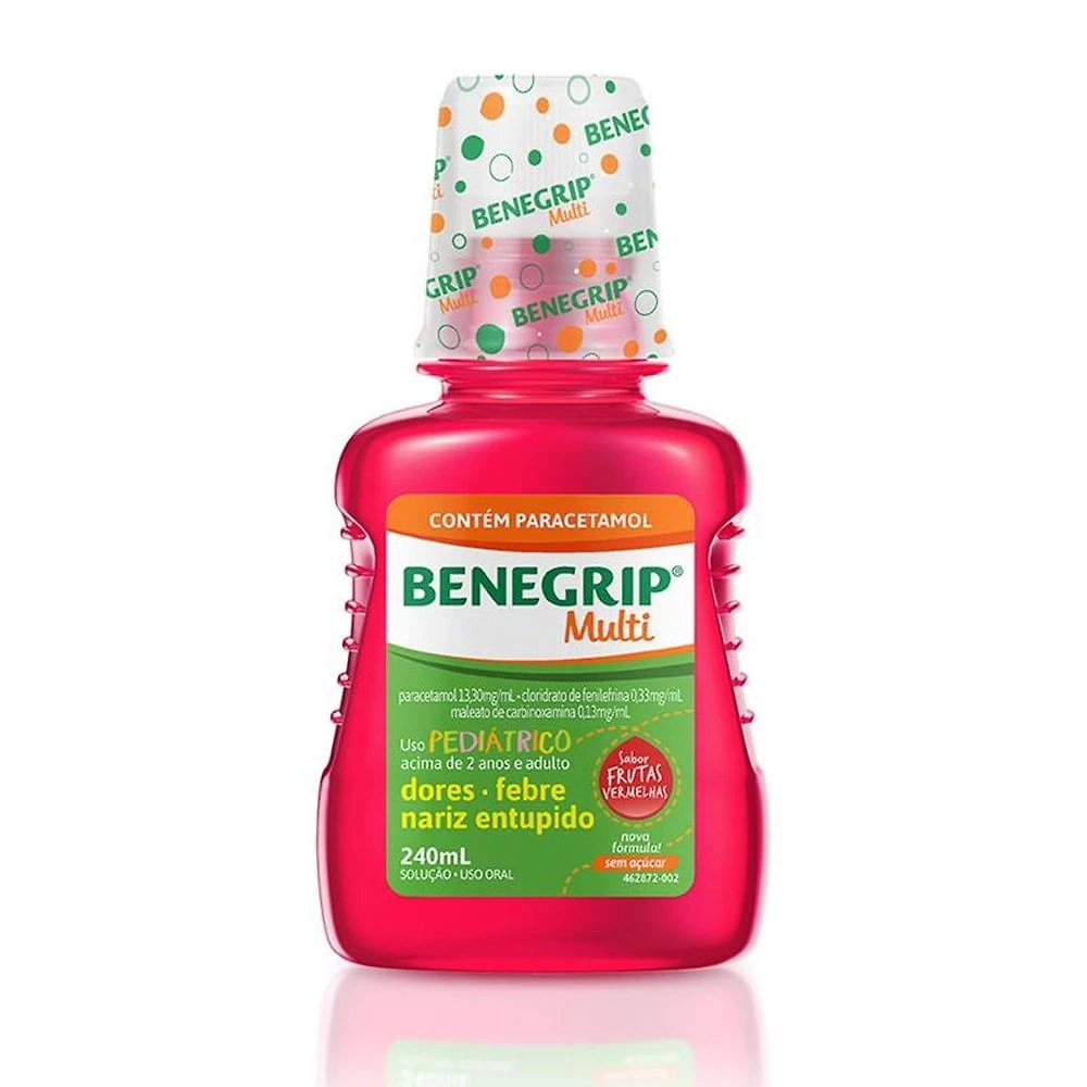 Miniatura Benegrip Multi Antigripal Líquido Infantil 240ml