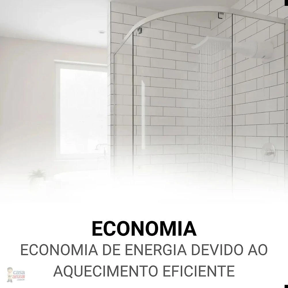 Chuveiro Eletrônico Loren Shower Ultra ELT 7500W de Parede Branco Lorenzetti 220V