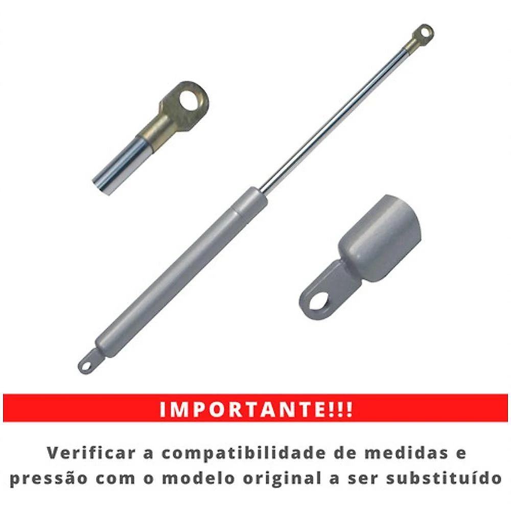 Pistão a Gás Amortex F103 para Cama Box Baú Casal 784N 80Kgf 43 cm e 24 cm