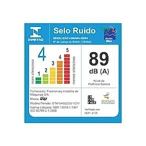 Aspirador de Água e Pó Wap GTW Bagless 1.400W Compacto 6 Litros com Soprador e Barril Portátil 110V