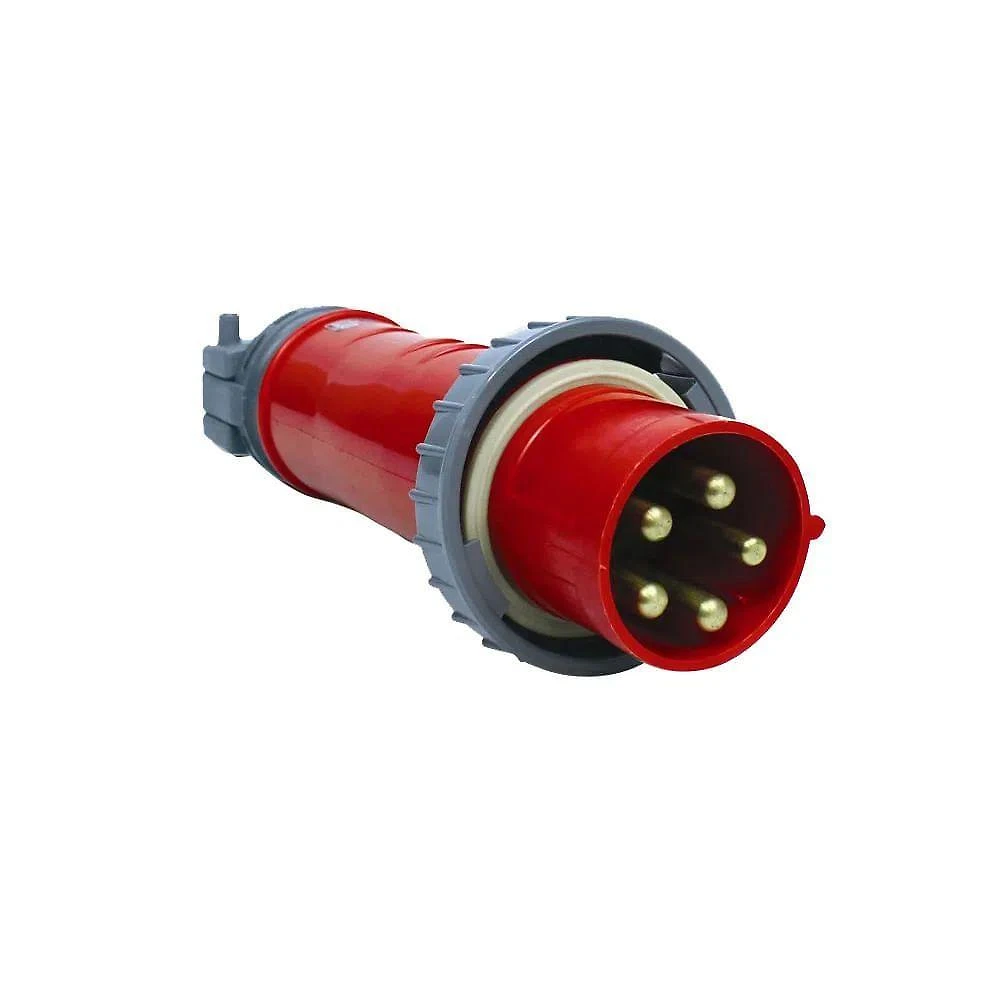 Plugue Industrial N3279W 2P+T 32A 380-440V IP67 Vermelho Steck