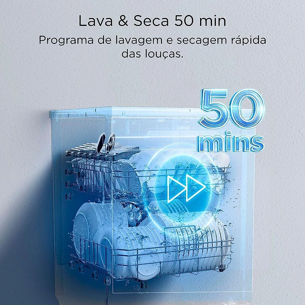 Lava-Louças Midea MDWTF14W2 14 Serviços Touch Plus Branca 220V
