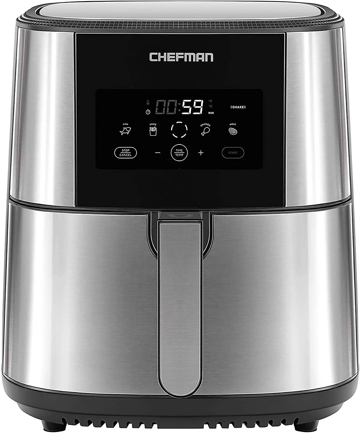 Chefman Fritadeira Elétrica Air FryerCapacidade 75 LAntiaderente 1700W110V