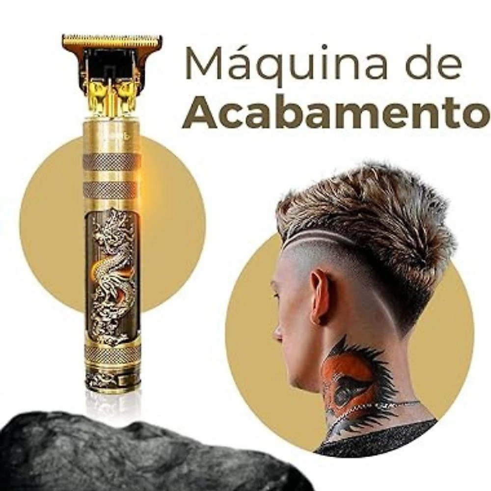 Máquina Profissional Recarregável Para Barbear E Cortar Cabelo Prática E Eficiente