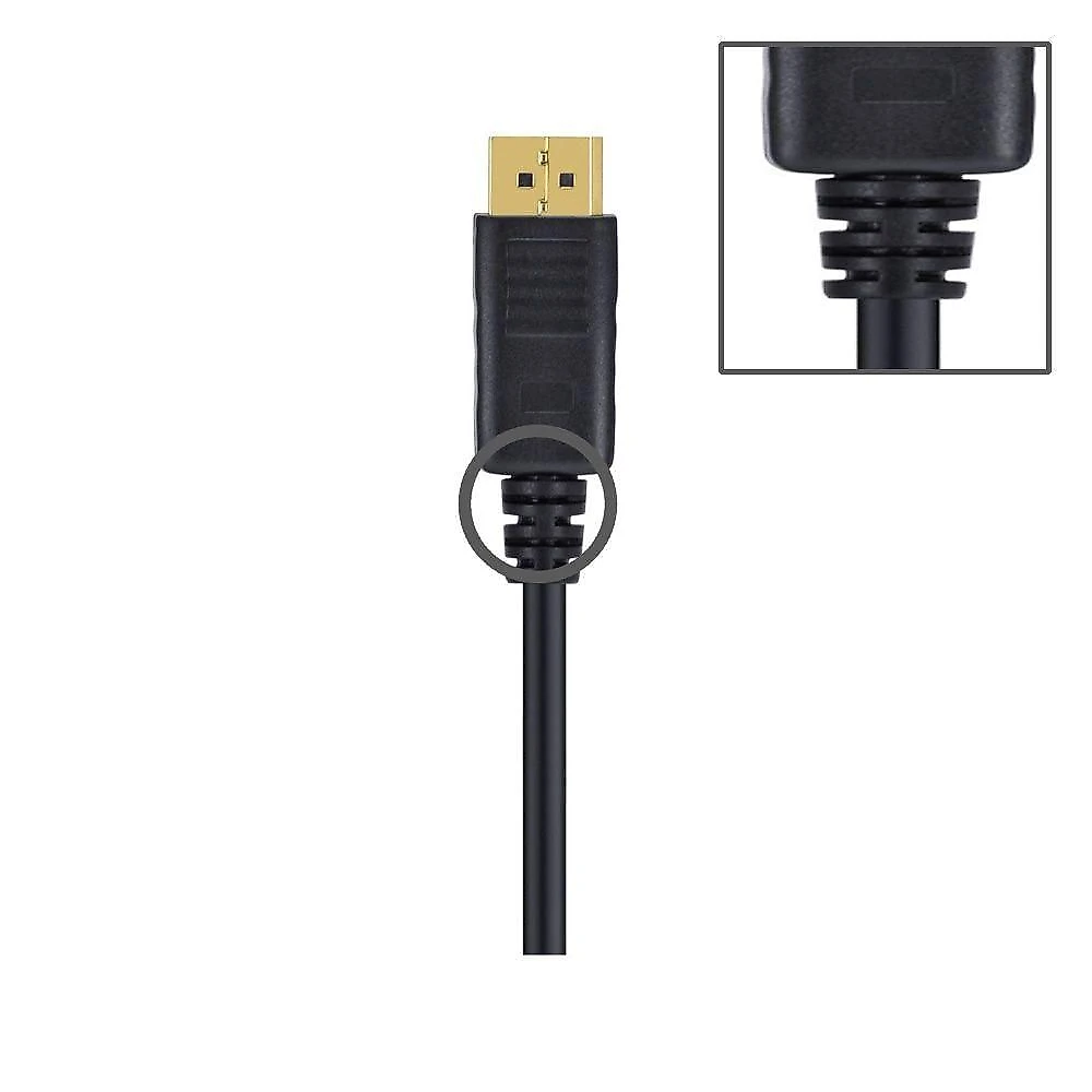 Cabo Displayport DP13-5 Ultra HD 4K 120Hz 5 Metros Suporte 3D Hikvision
