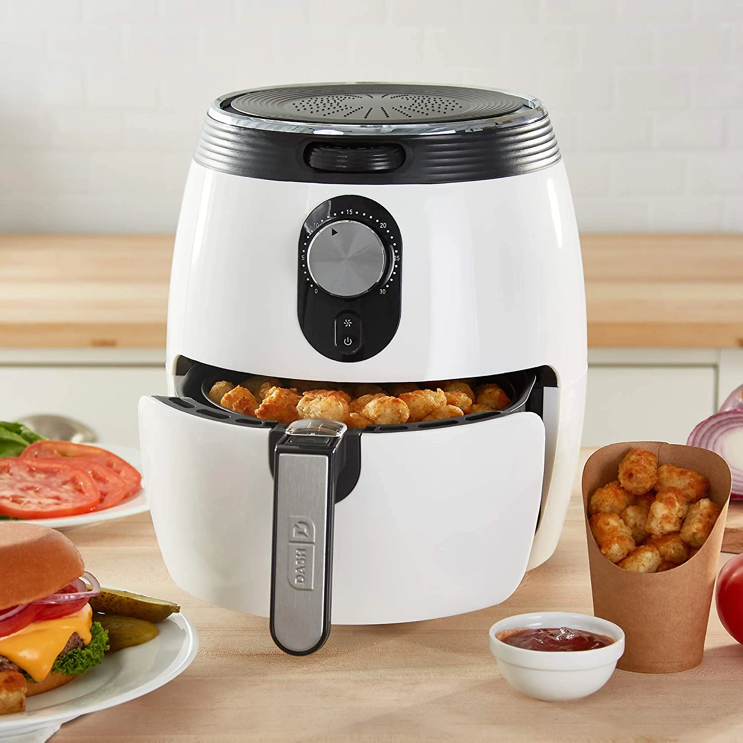 DASH AirFryer DMAF355GBWH02 Deluxe 25L Branco 110V