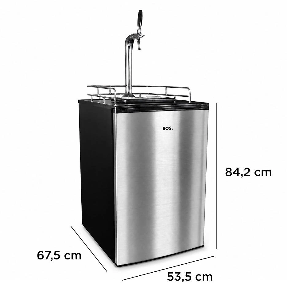 Chopeira Kegerator  e Cervejeira EOS  172 Litros com Compressor Inox ECK210P 110V