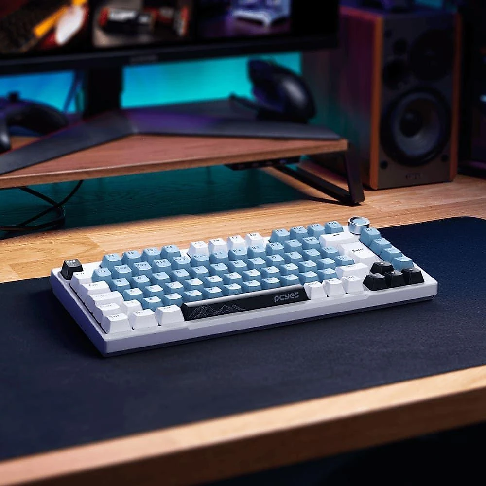 Teclado Mecanico 75% Pcyes Arkeum Summit Edition Switch Red Preto