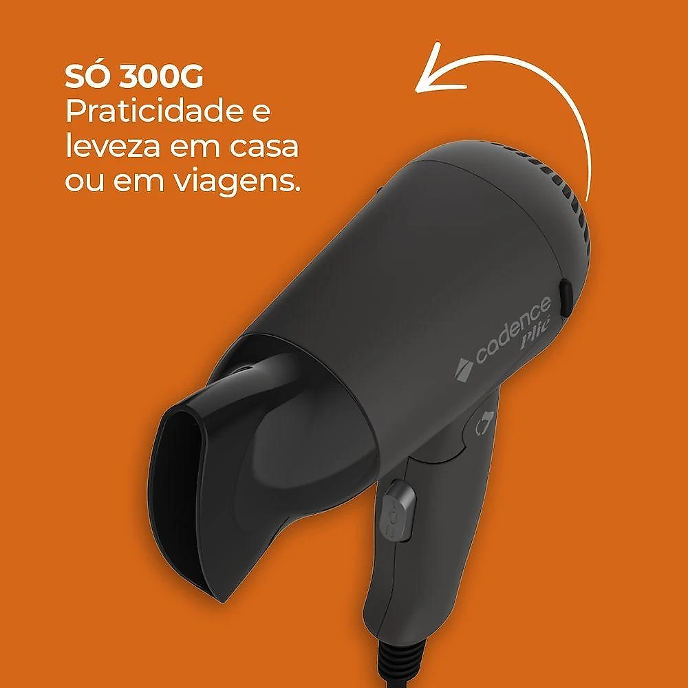 Secador De Cabelos Dobrável Cadence Plié Bivolt