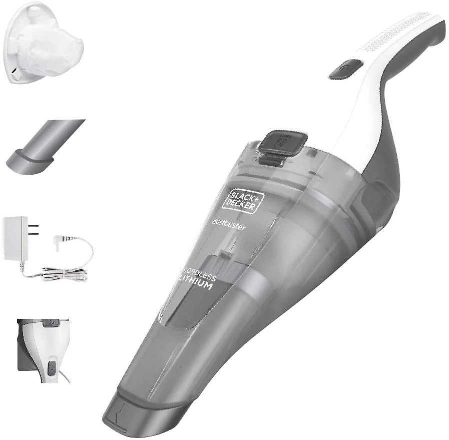 BLACKDECKER Aspirador de Pó, 325 mL, 1200 W, 110 V, branco.