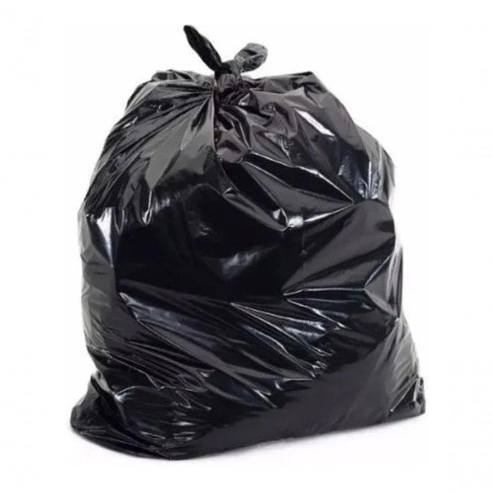 Saco de Lixo 100 Litros 100 Unidades 75 X 90 cm Resistente STRASH Preto Higipack