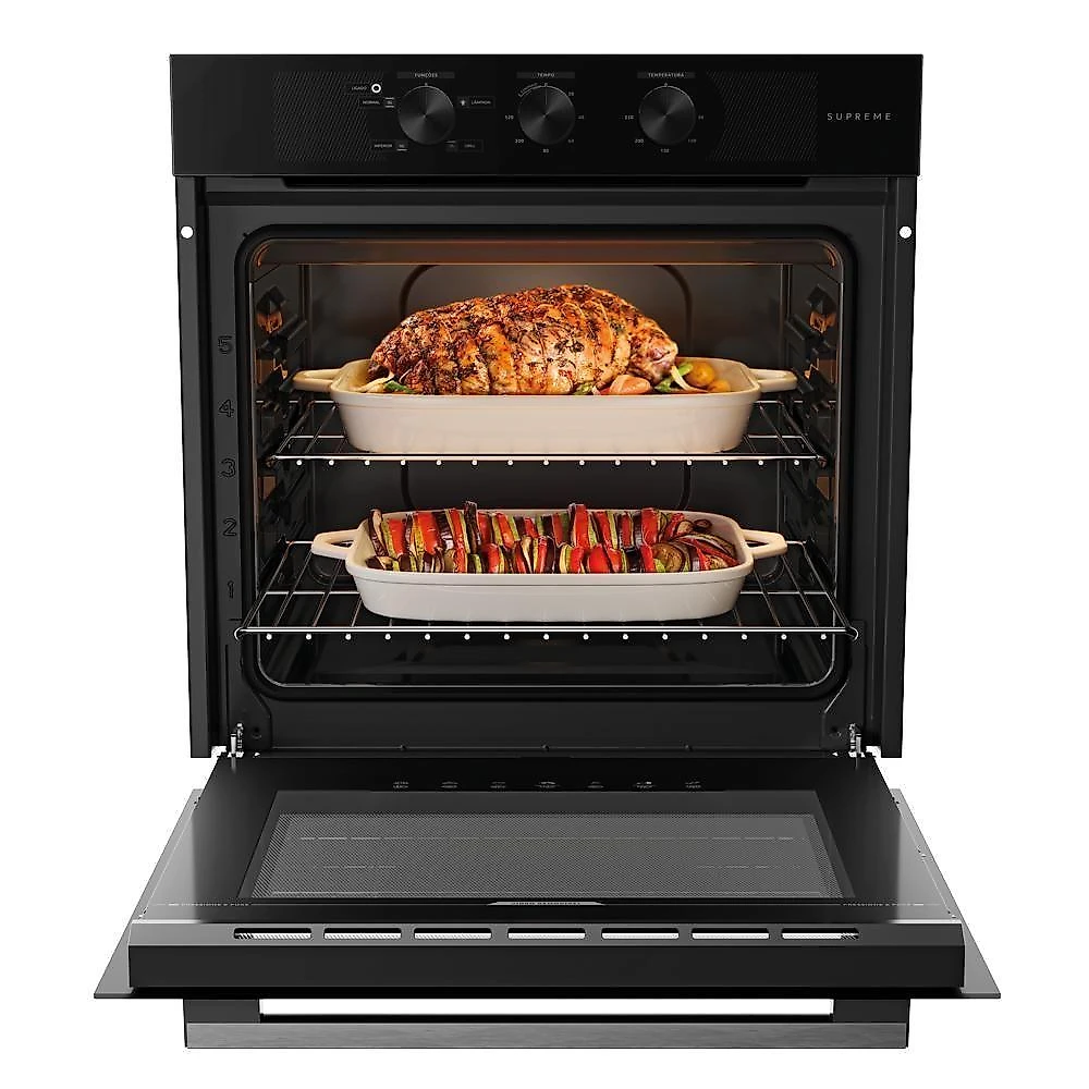 Forno De Embutir Elétrico Dako Supreme 80L Analógico Preto 220V