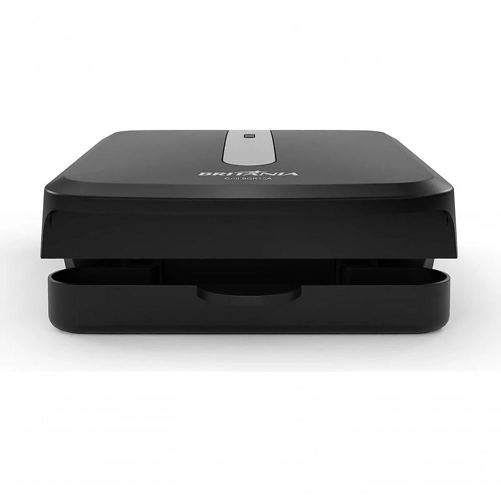 Grill Britânia BGR12A para 2 Sanduíches Chapas Antiaderentes 750W Preto 110V