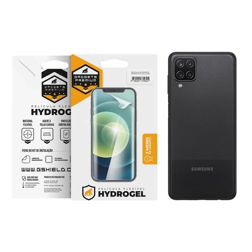 Película Traseira De Hydrogel Para Samsung Galaxy A12 - Gshield