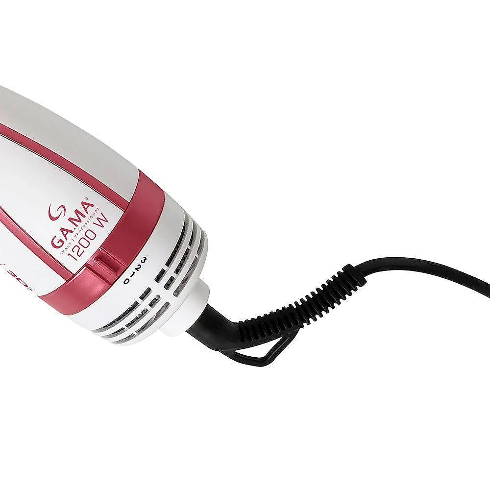 Escova secadora gama glamour pink brush 3d 1200w branco e rosa 127v hdcbr0000000425 110v