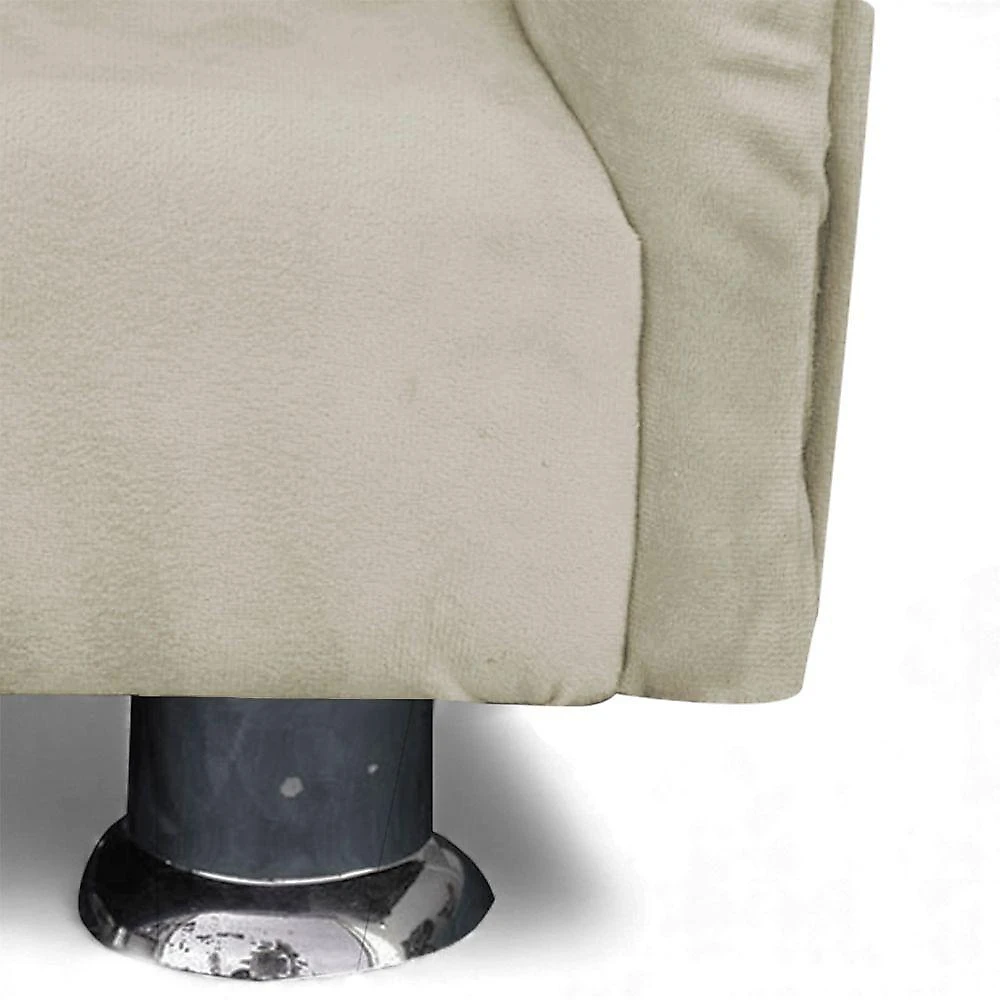 Caminha Divã Mini Poltrona Loja Sheep para Pet Pequeno Veludo Bege 62cm 1 Unidade